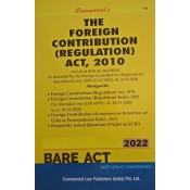 Commercial's The Foreign Contribution (Regulation) Act, 2010 Bare Act 2022